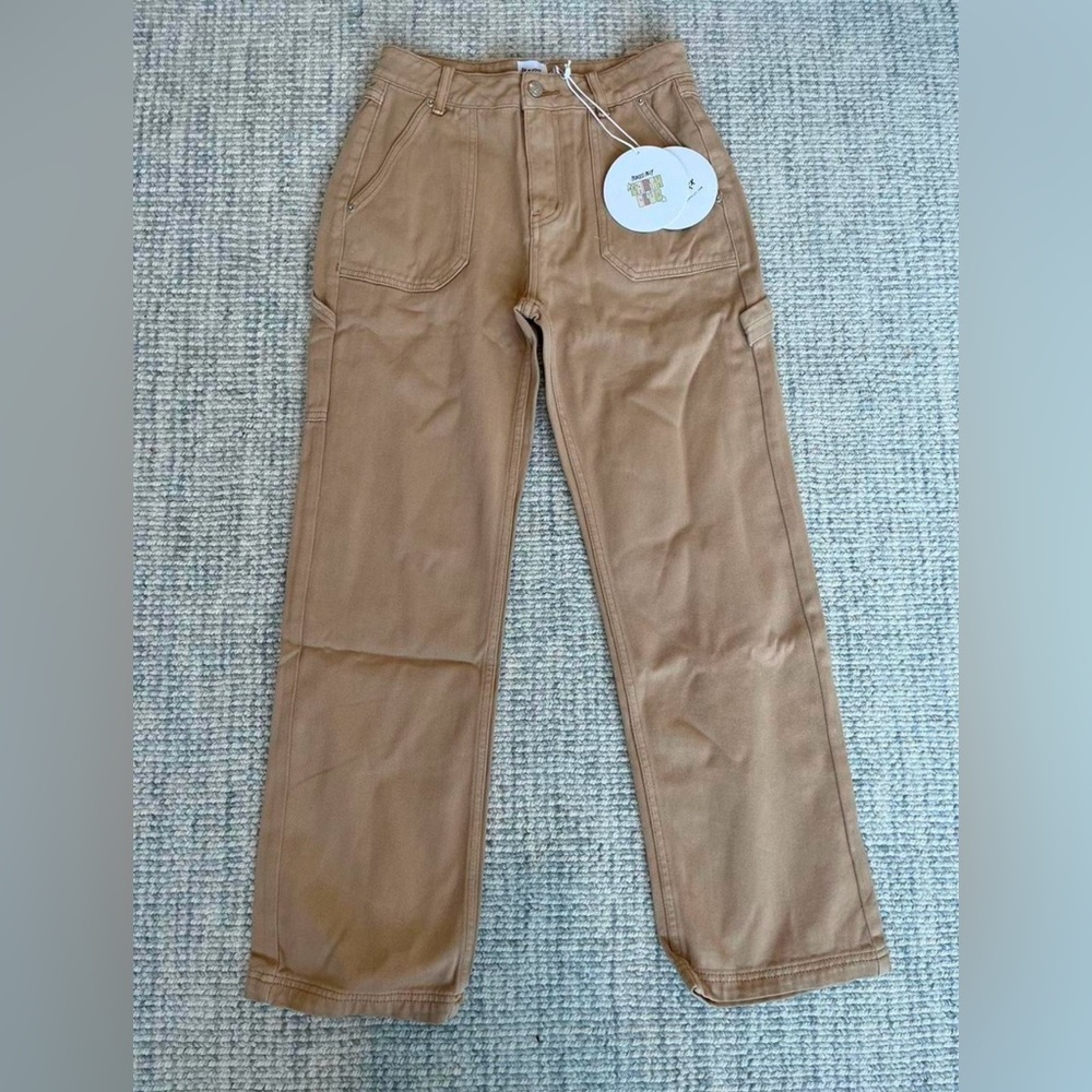 NWT Tan Cargo Pants- Size S